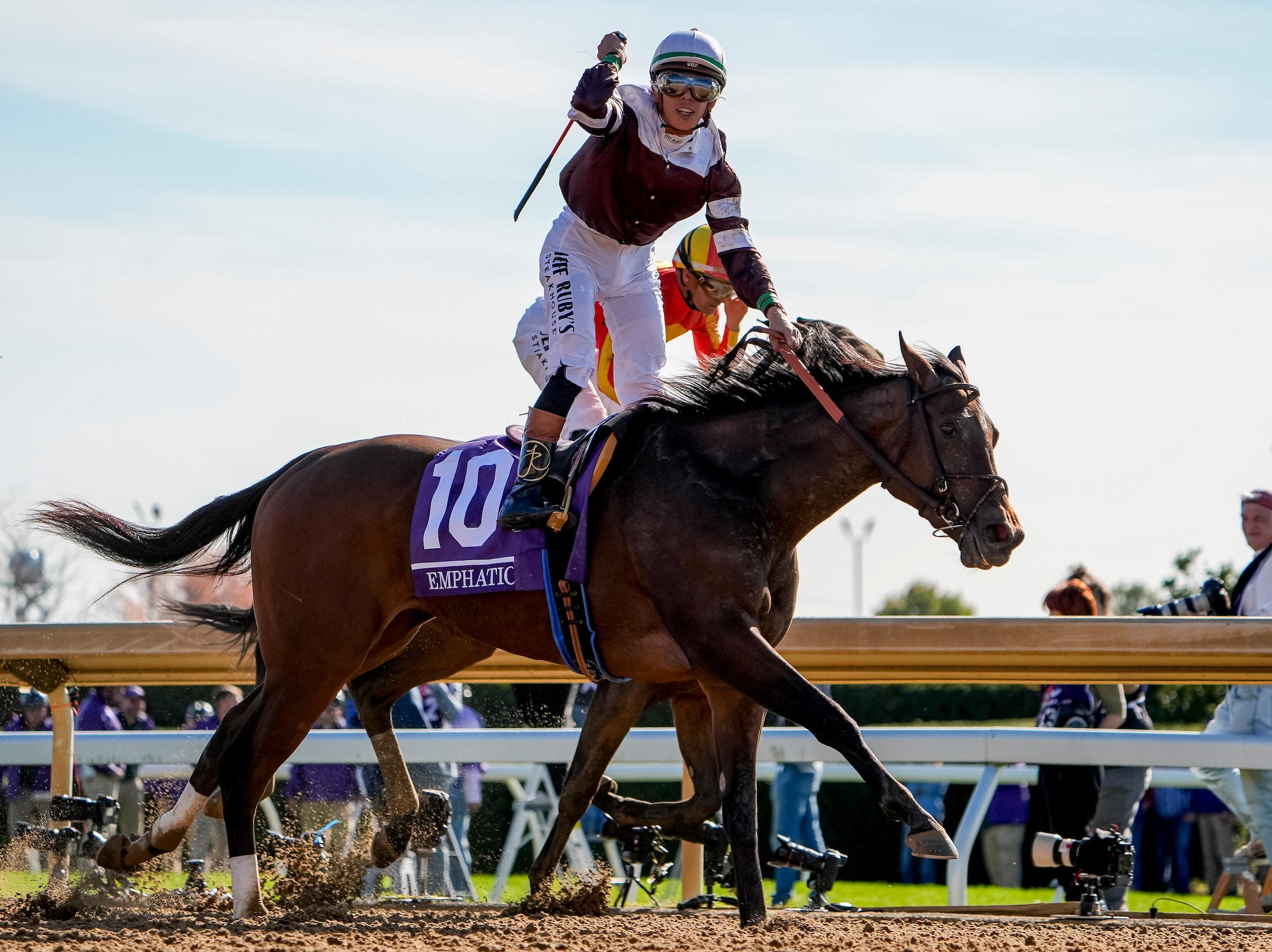 Emphatic, Breeders' Cup Juvenile Fillies, Keeneland, horse racing, America's Best Racing, ABR